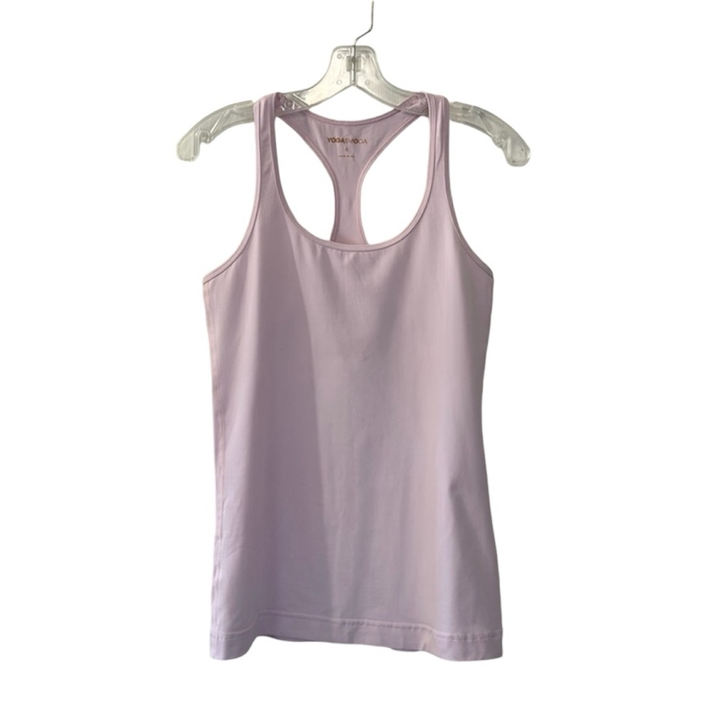 Yogasmoga Light Pink Racerback Tank Top Size 8
